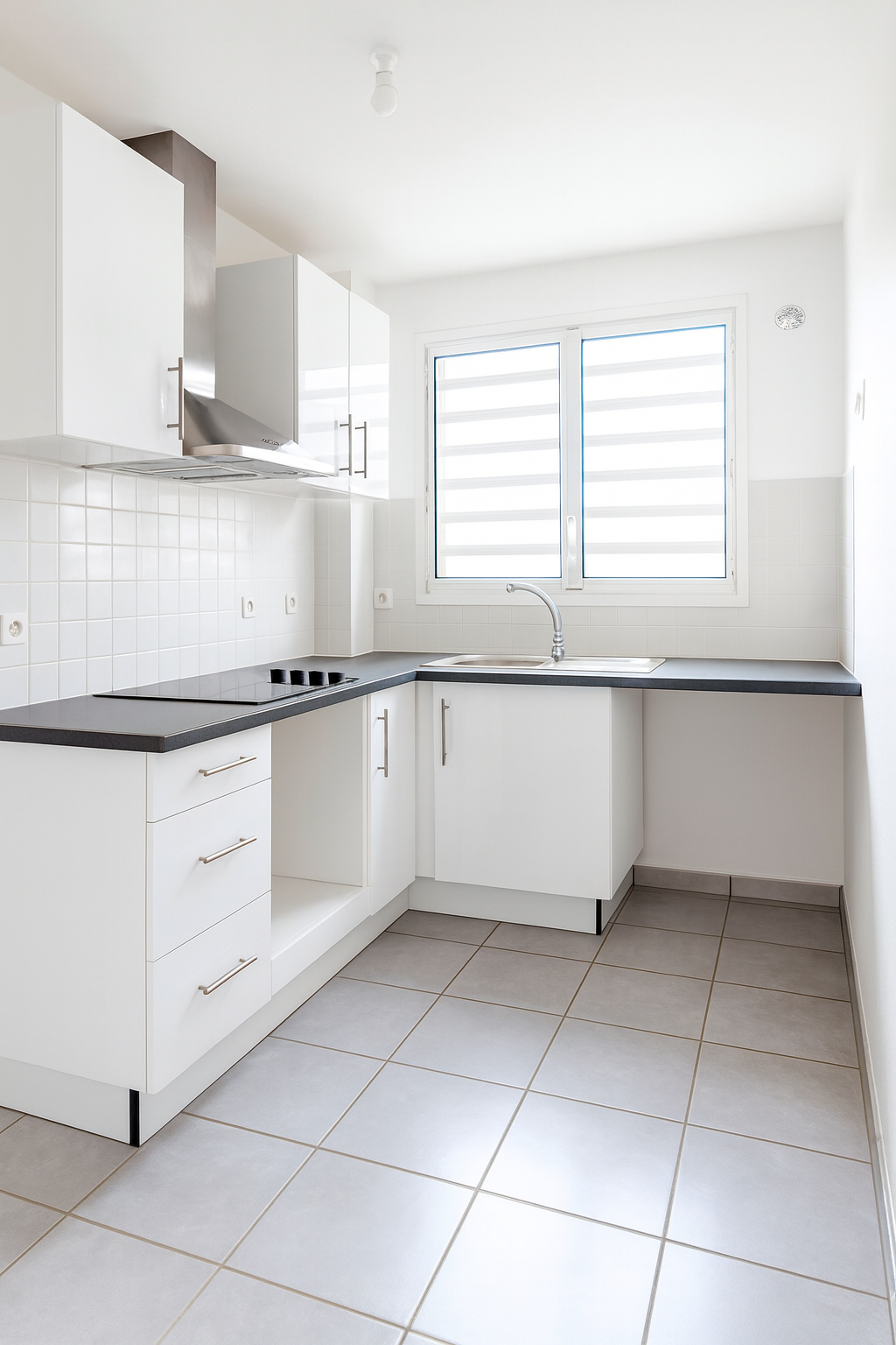 Cuisine après notre service de retouche photo immobilière